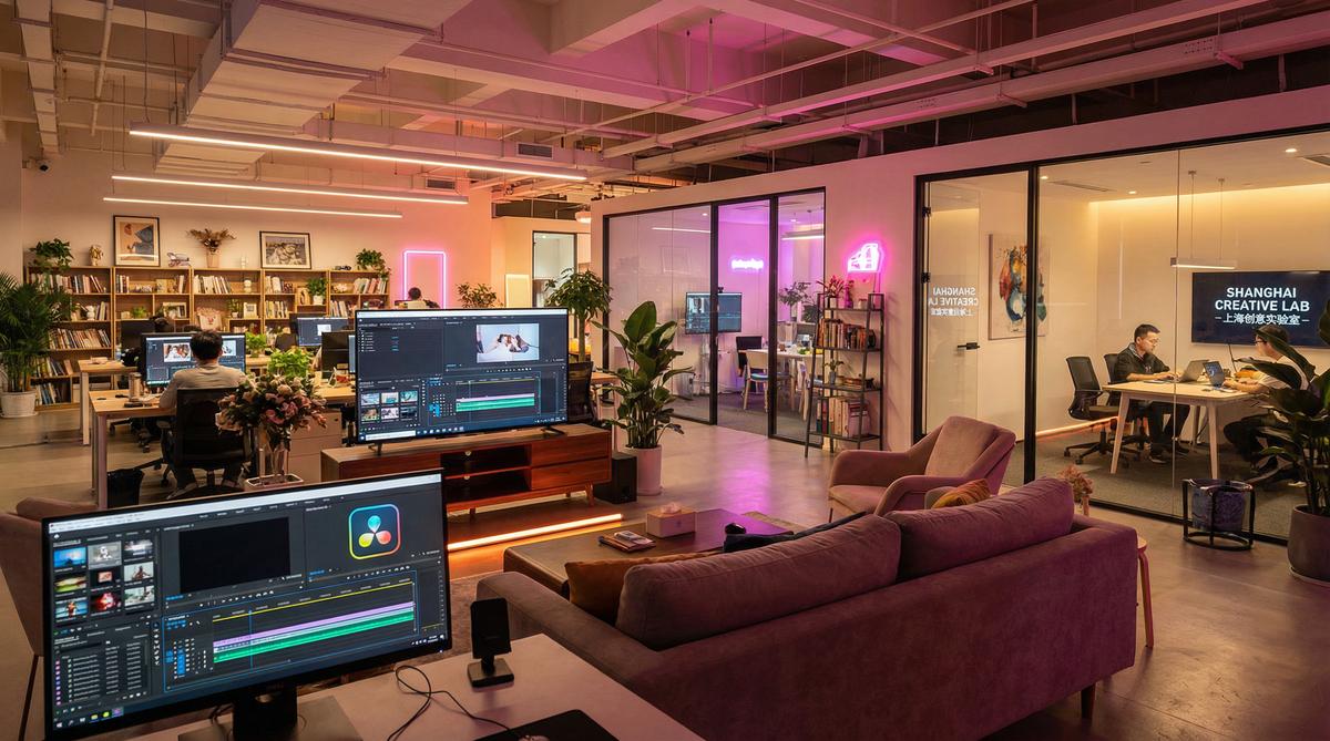 小马拉大车传媒公司办公环境